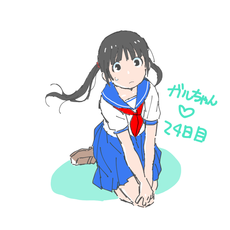 女の子の絵を描くトピ2☆