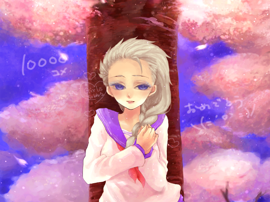 女の子の絵を描くトピ2☆