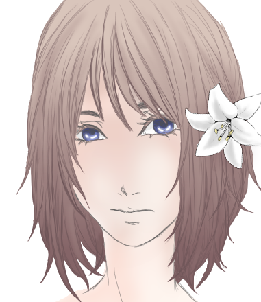 女の子の絵を描くトピ2☆