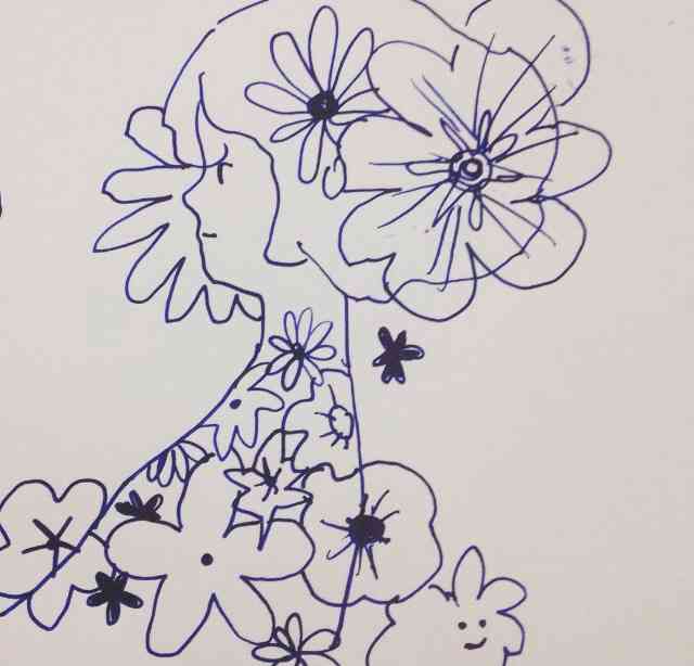 女の子の絵を描くトピ2☆