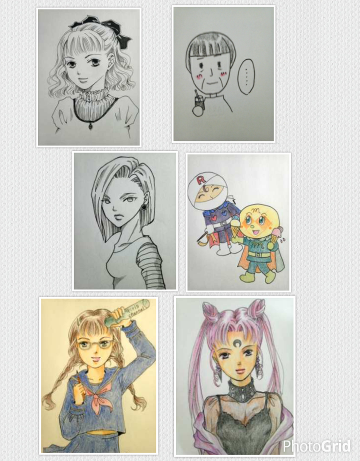 女の子の絵を描くトピ2☆