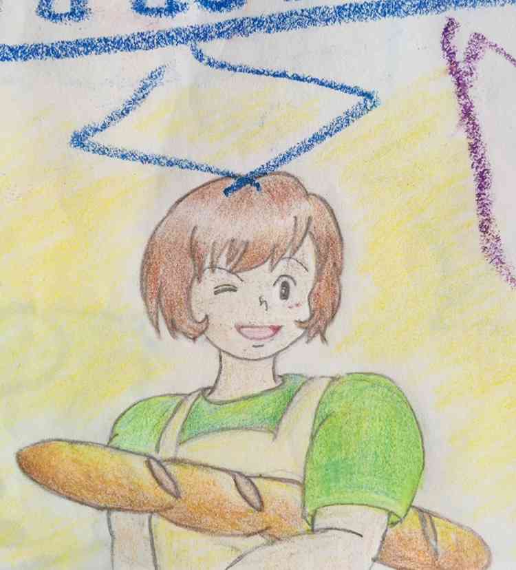 女の子の絵を描くトピ2☆
