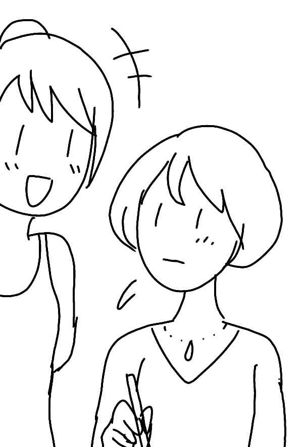 女の子の絵を描くトピ2☆