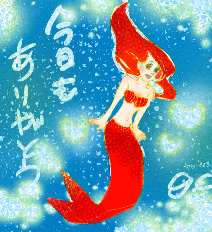 女の子の絵を描くトピ2☆