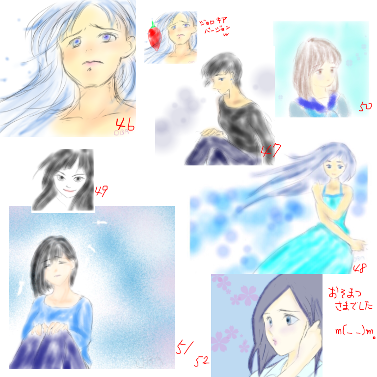 女の子の絵を描くトピ2☆