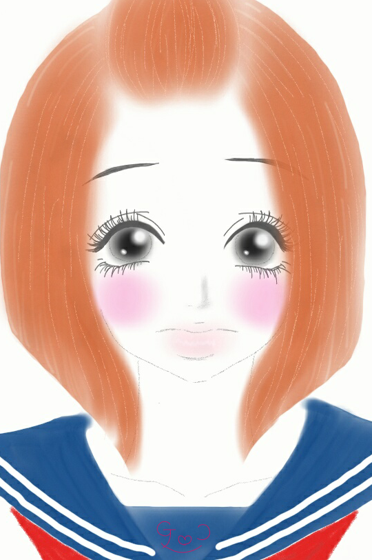 女の子の絵を描くトピ2☆