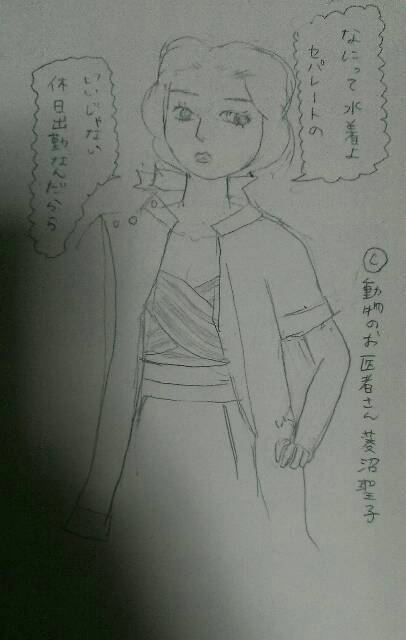女の子の絵を描くトピ2☆