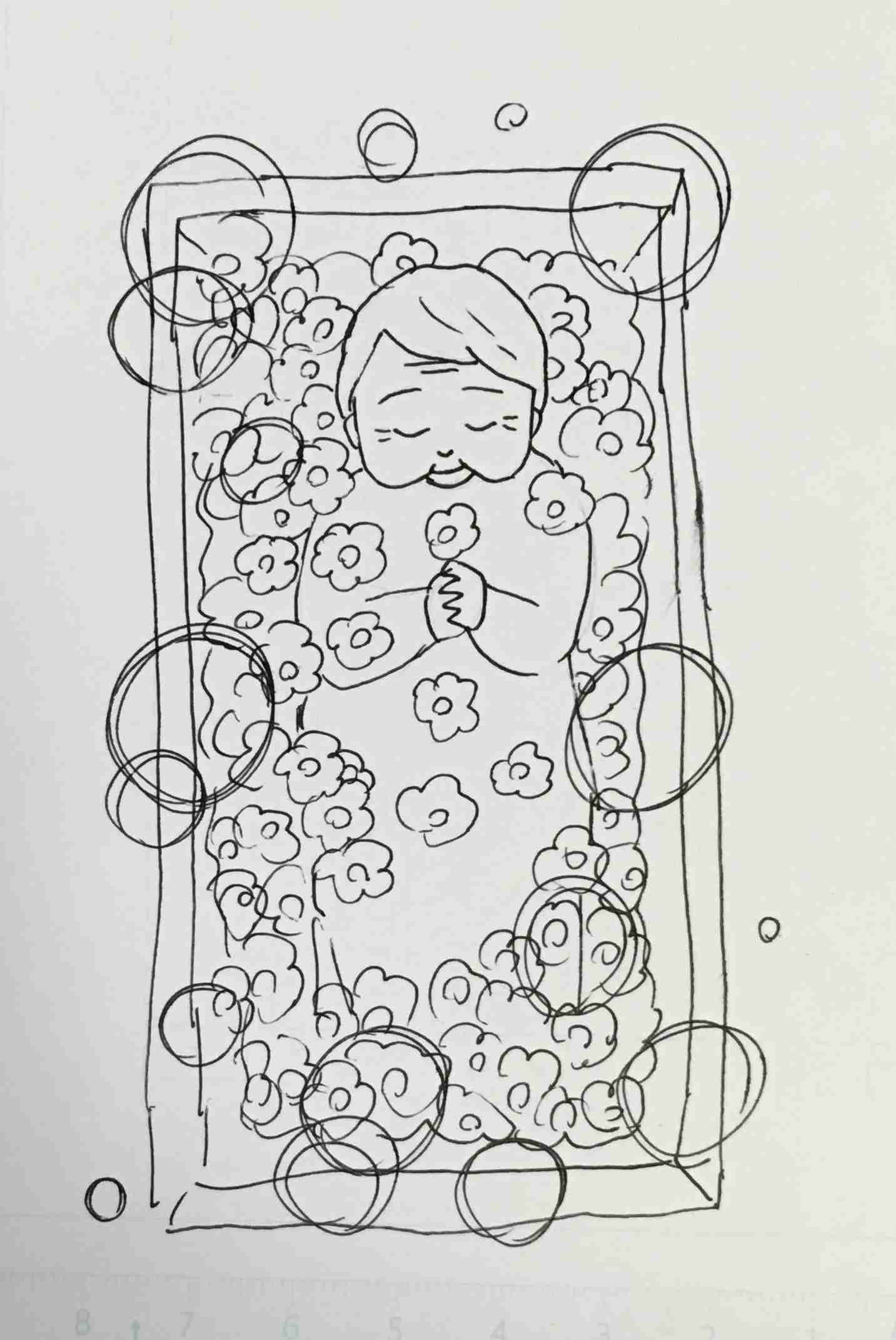 女の子の絵を描くトピ2☆