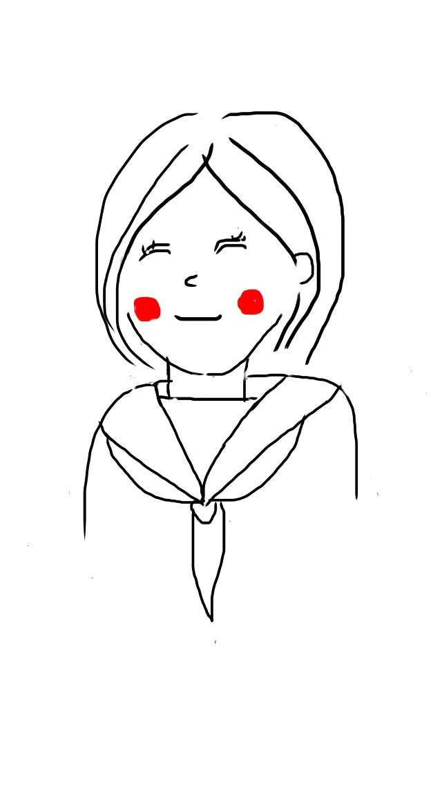 女の子の絵を描くトピ2☆