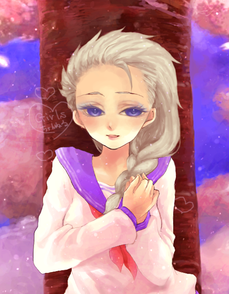 女の子の絵を描くトピ2☆