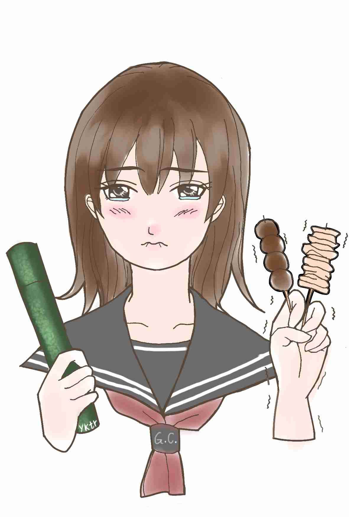 女の子の絵を描くトピ2☆