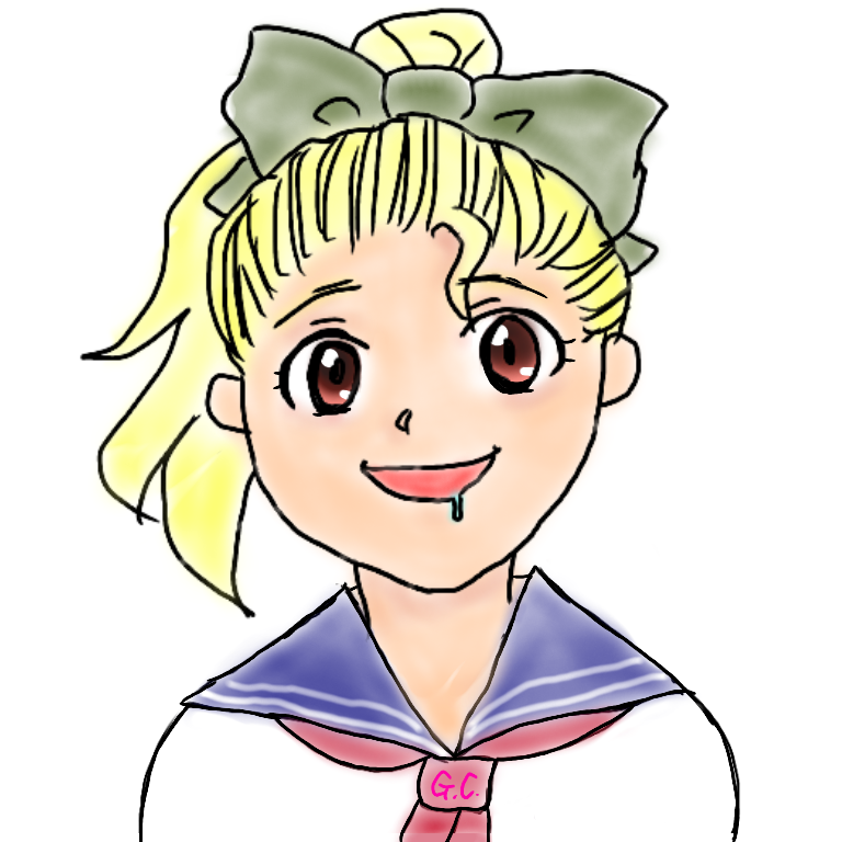 女の子の絵を描くトピ2☆