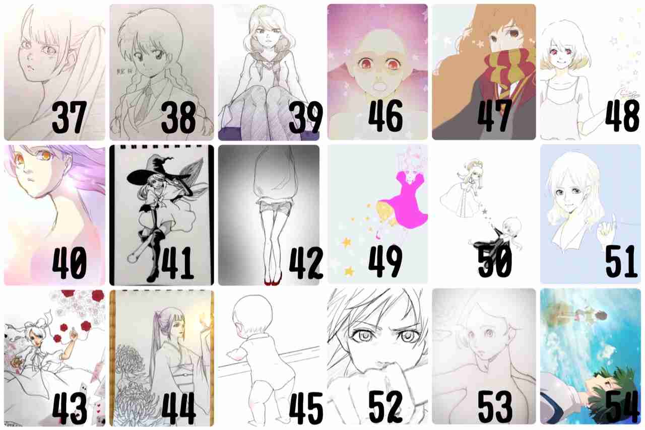 女の子の絵を描くトピ2☆