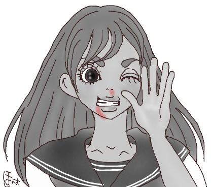 女の子の絵を描くトピ2☆