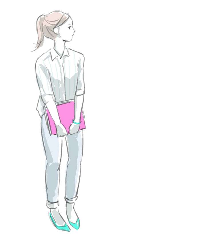 女の子の絵を描くトピ2☆