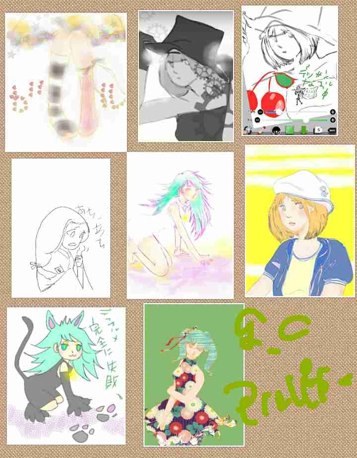 女の子の絵を描くトピ2☆