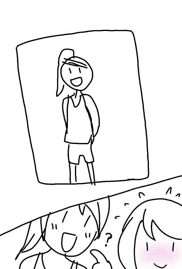 女の子の絵を描くトピ2☆