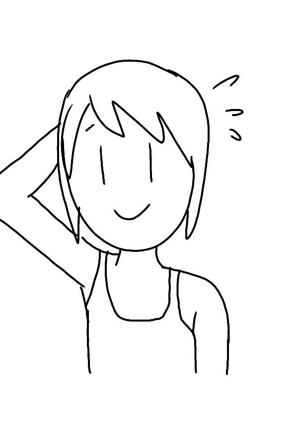 女の子の絵を描くトピ2☆