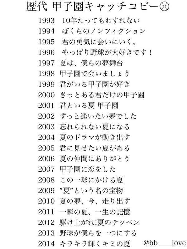 カッコいい&感動するキャッチコピー