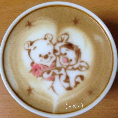 ラテアートの画像トピ！