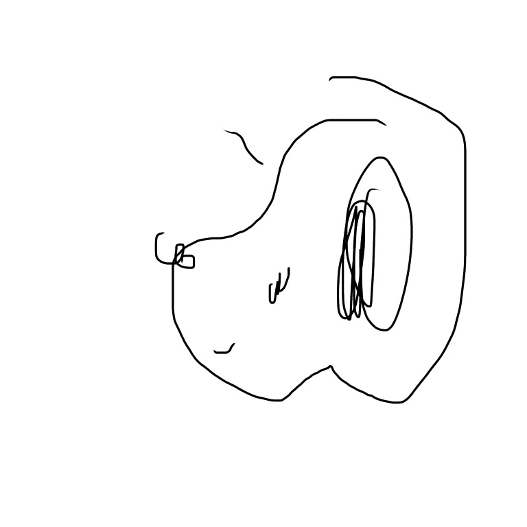 目を瞑って絵を描こう