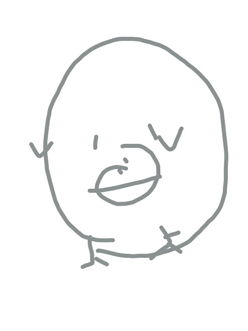 目を瞑って絵を描こう