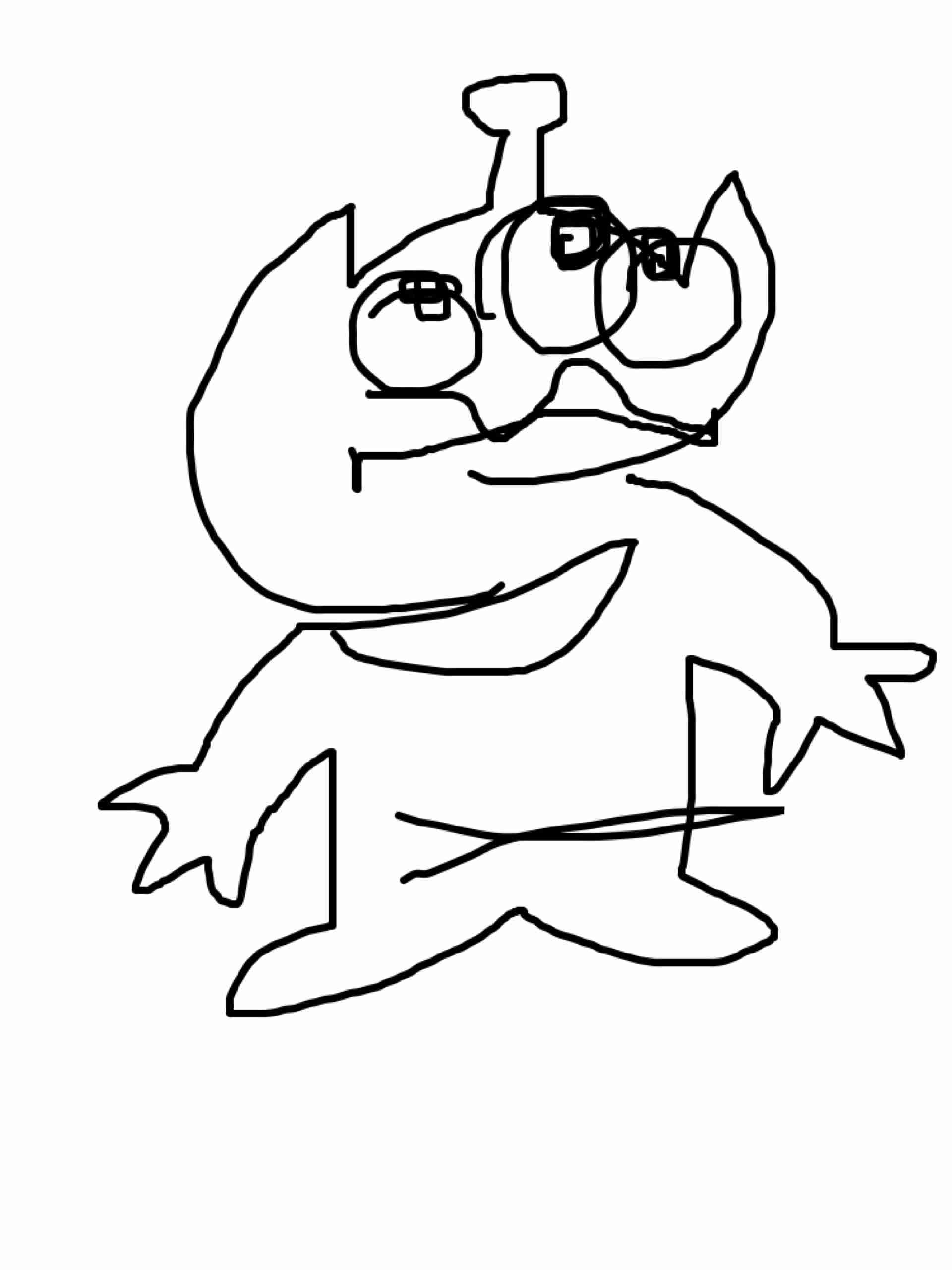 目を瞑って絵を描こう