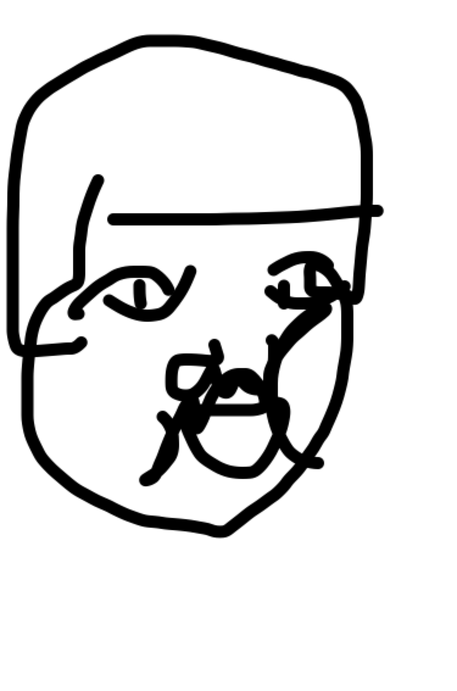 目を瞑って絵を描こう
