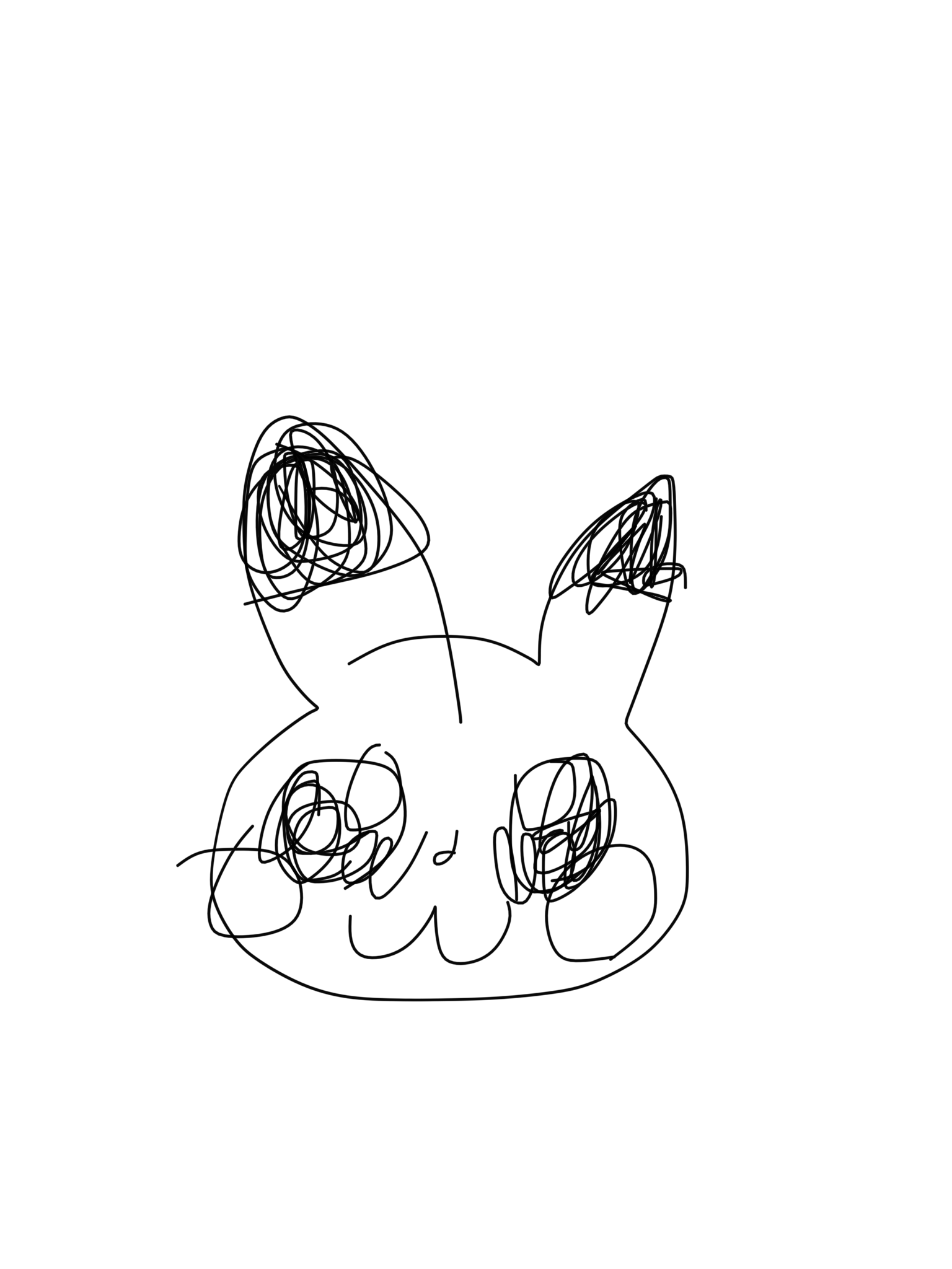 目を瞑って絵を描こう