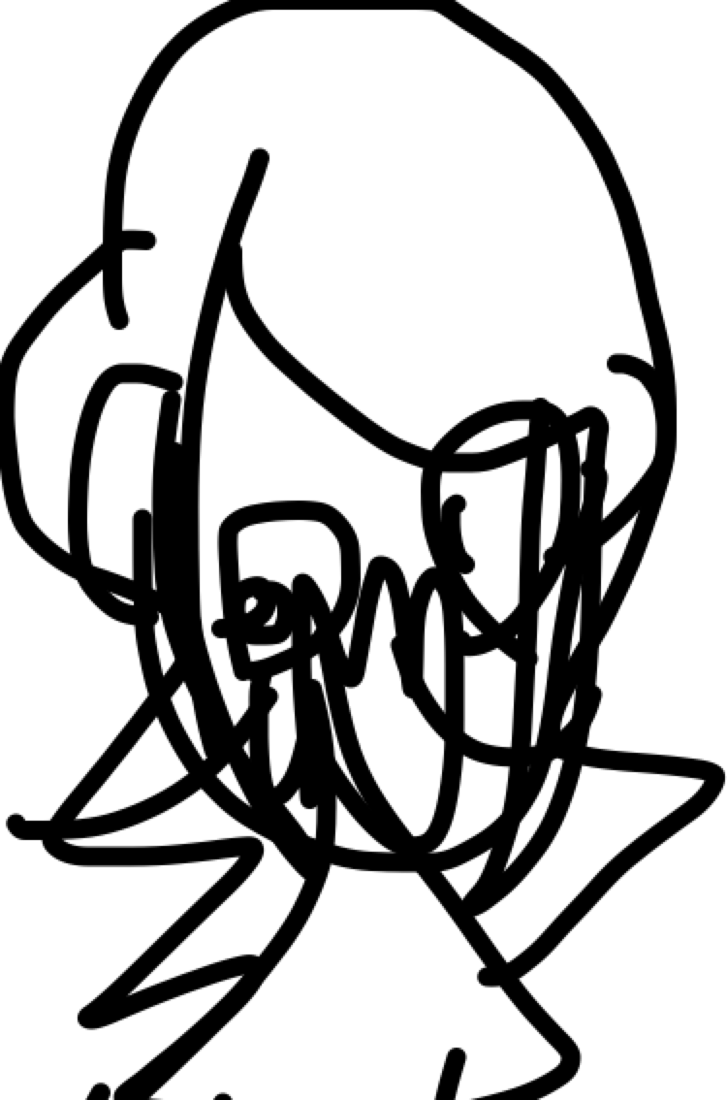 目を瞑って絵を描こう