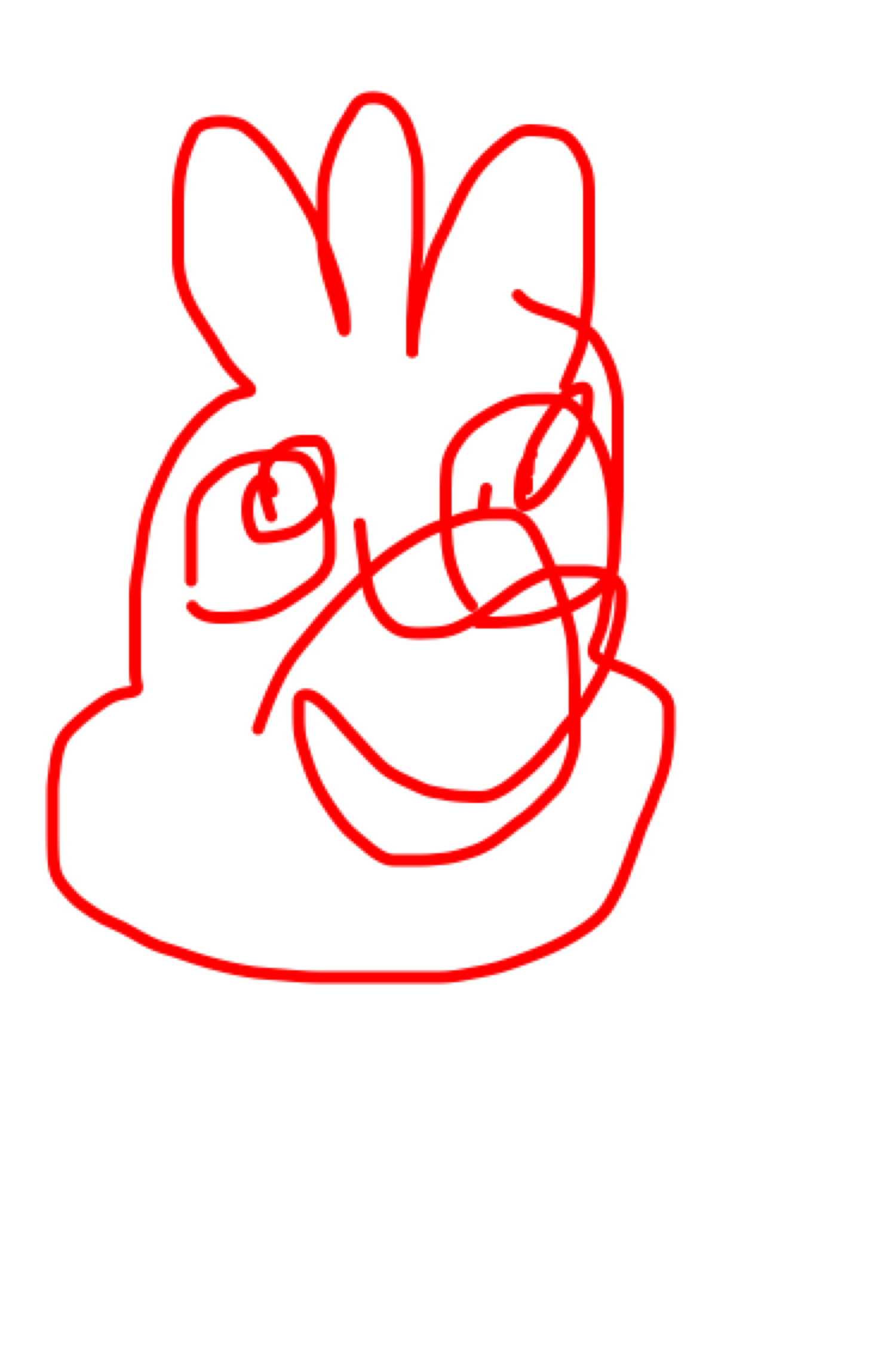 目を瞑って絵を描こう