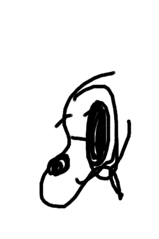 目を瞑って絵を描こう
