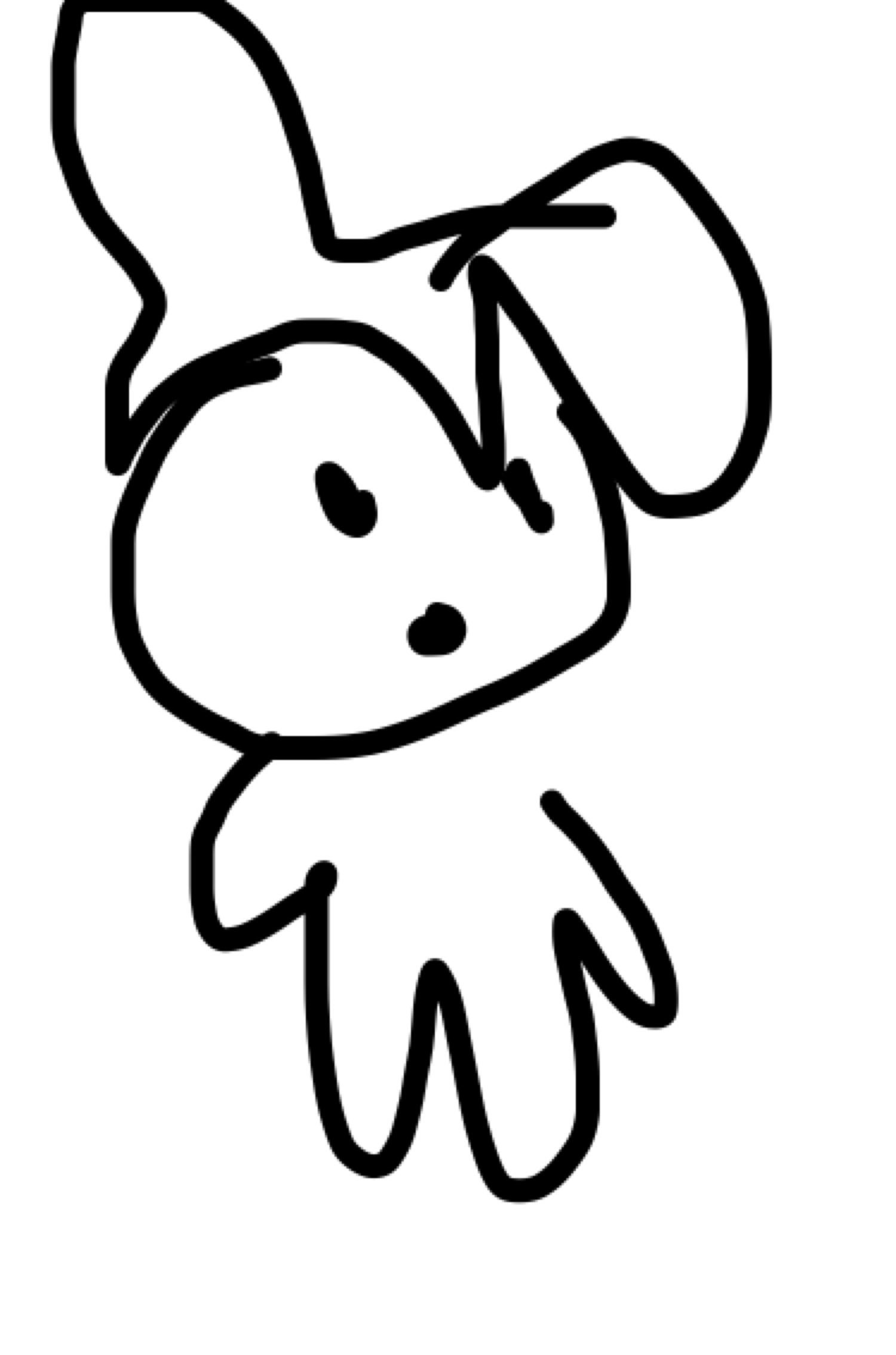 目を瞑って絵を描こう