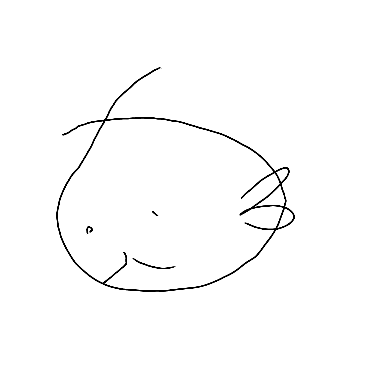 目を瞑って絵を描こう