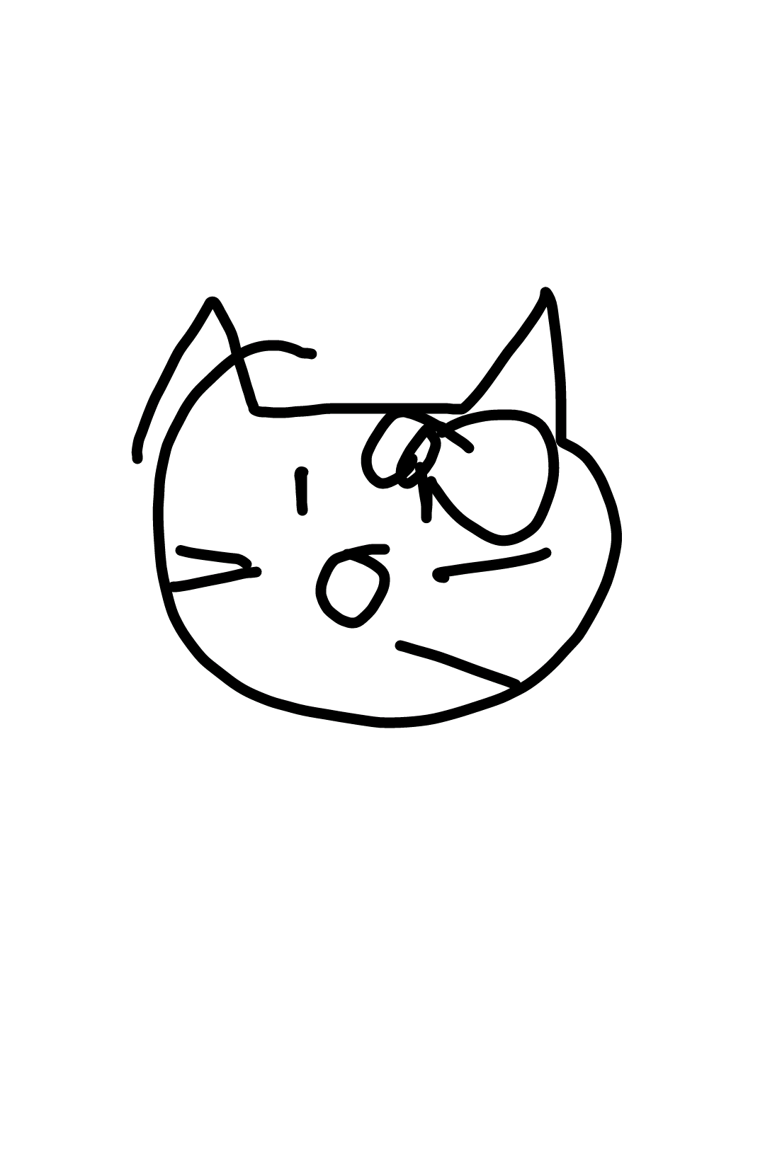 目を瞑って絵を描こう