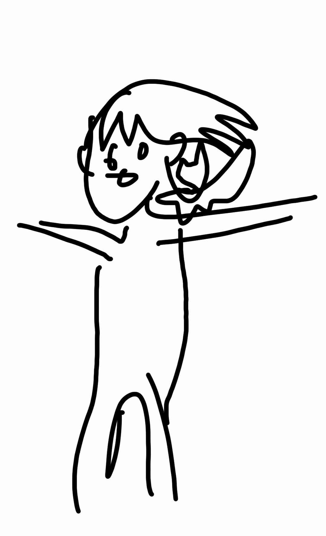 目を瞑って絵を描こう
