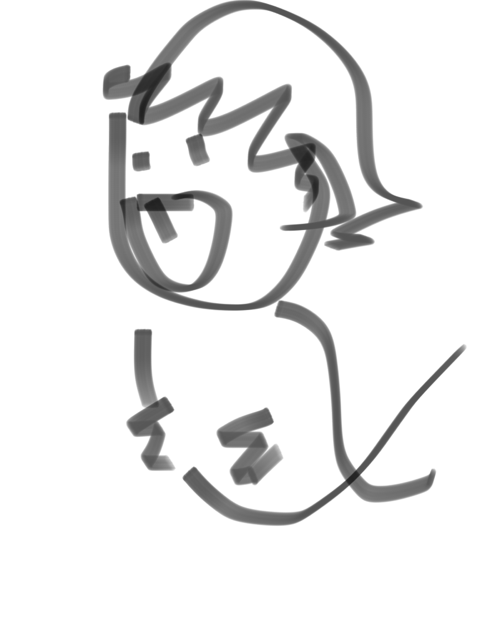 目を瞑って絵を描こう