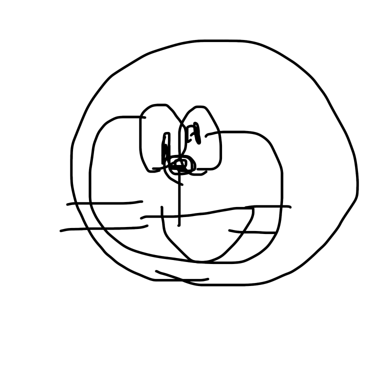 目を瞑って絵を描こう