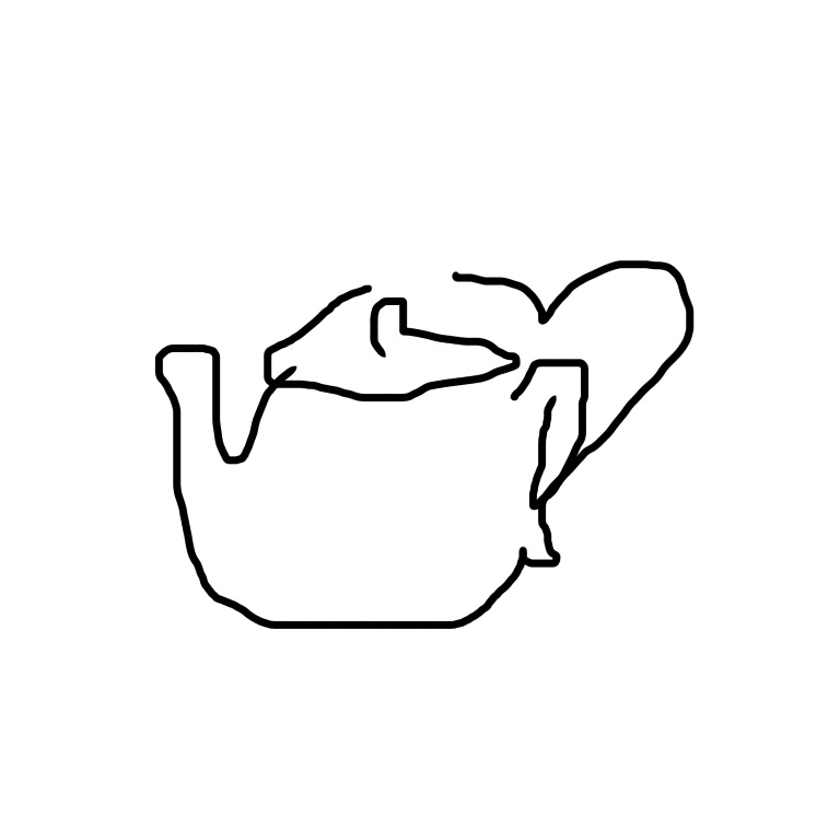 目を瞑って絵を描こう