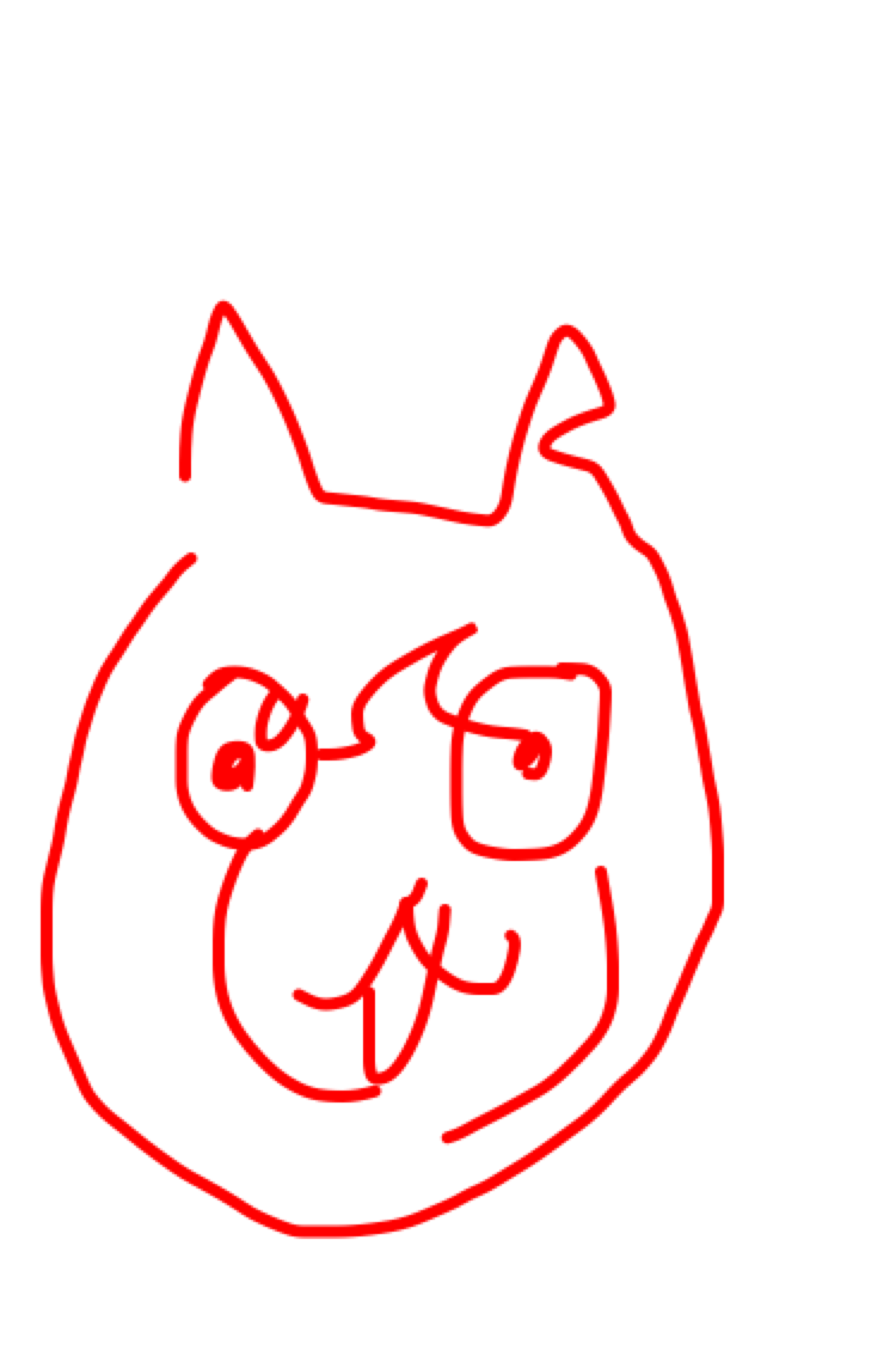 目を瞑って絵を描こう