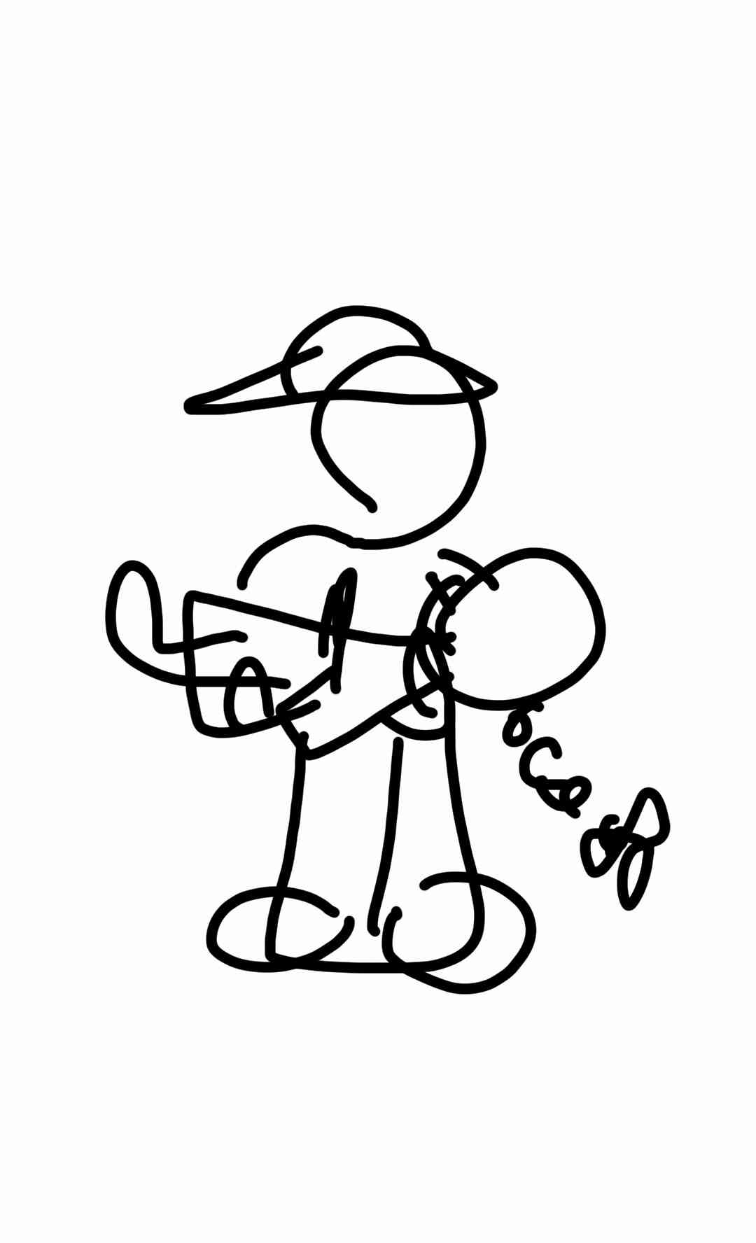 目を瞑って絵を描こう