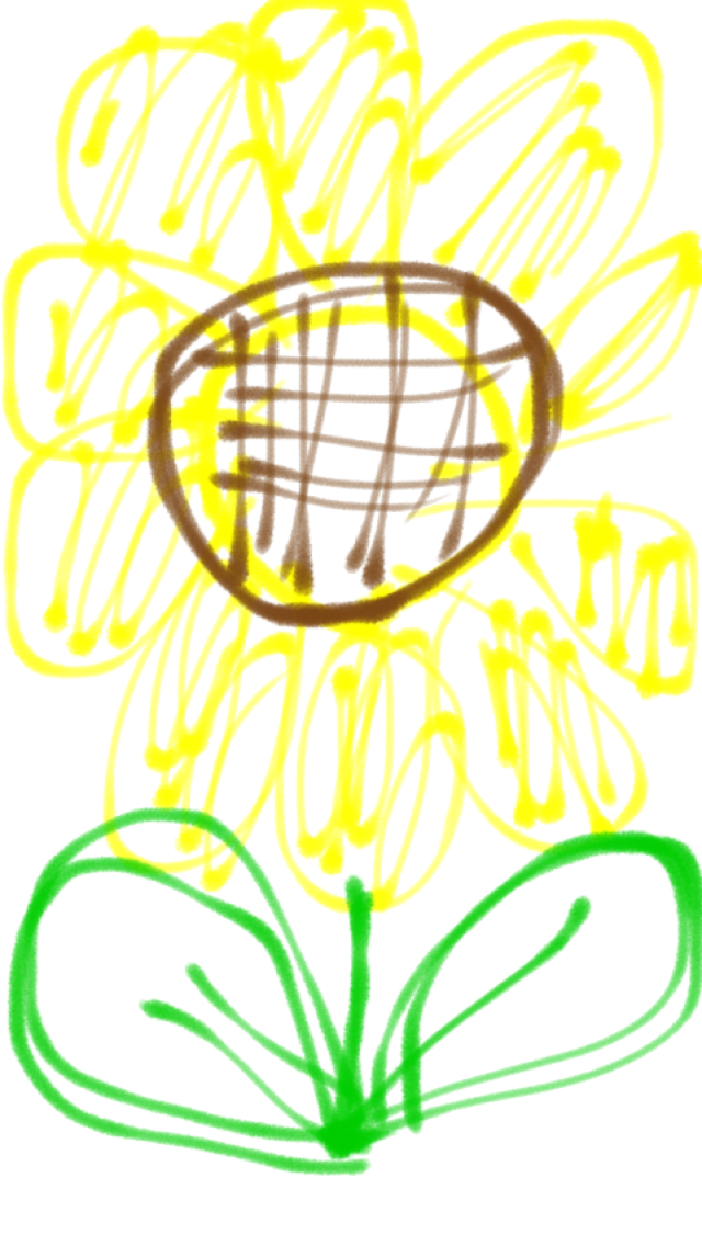 目を瞑って絵を描こう