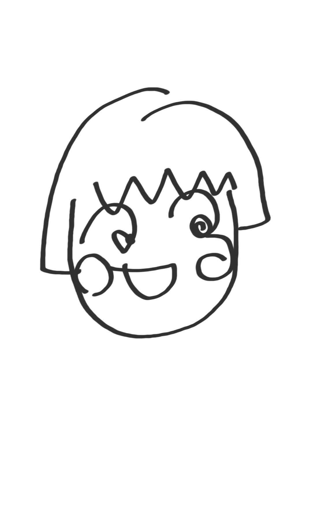 目を瞑って絵を描こう