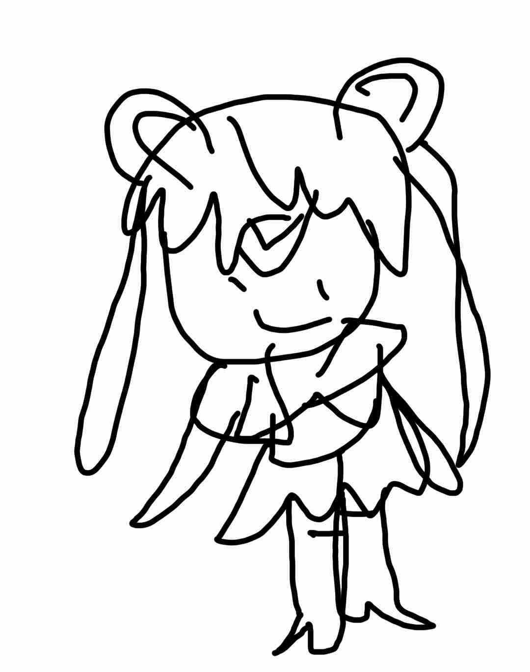 目を瞑って絵を描こう