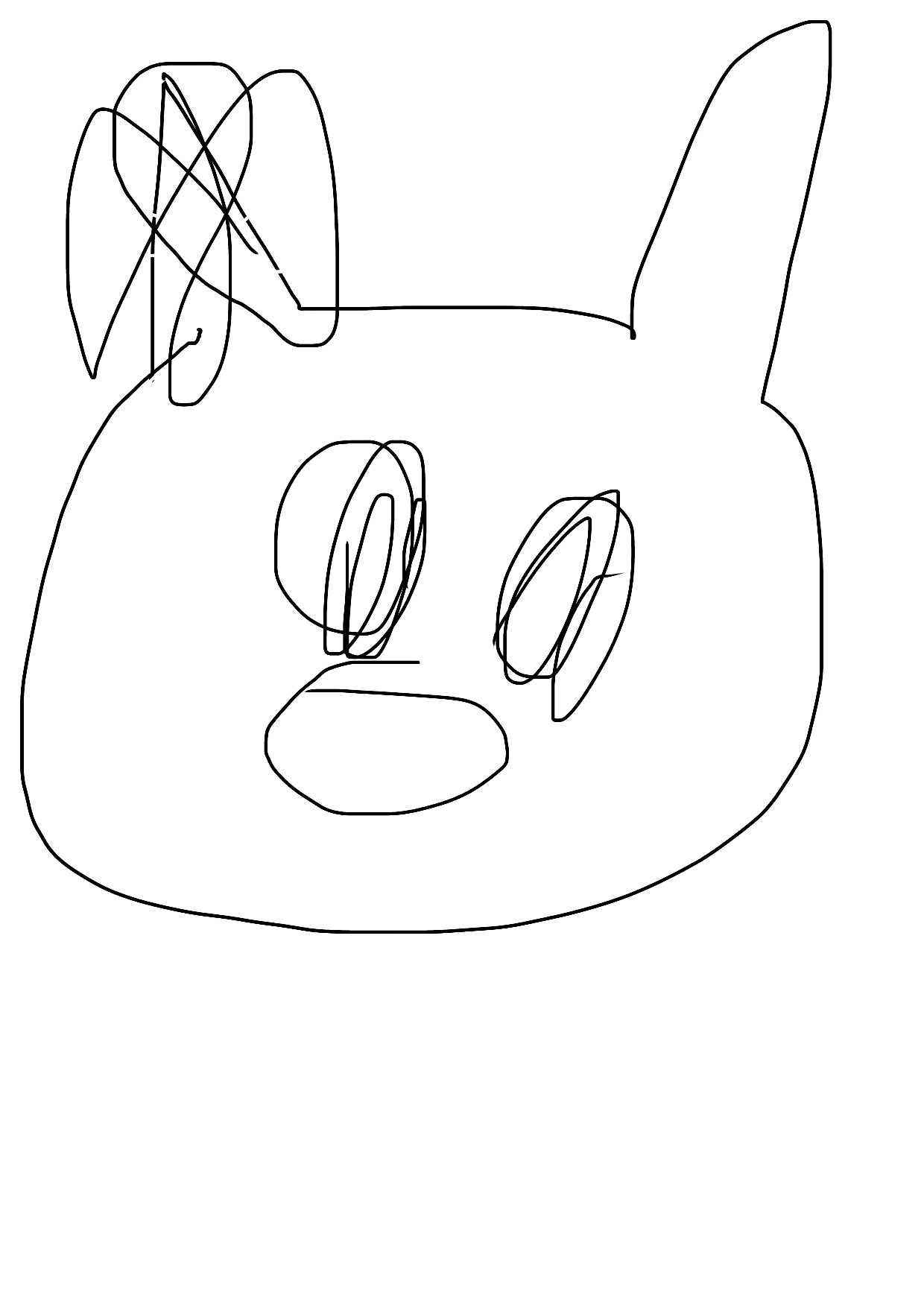 目を瞑って絵を描こう