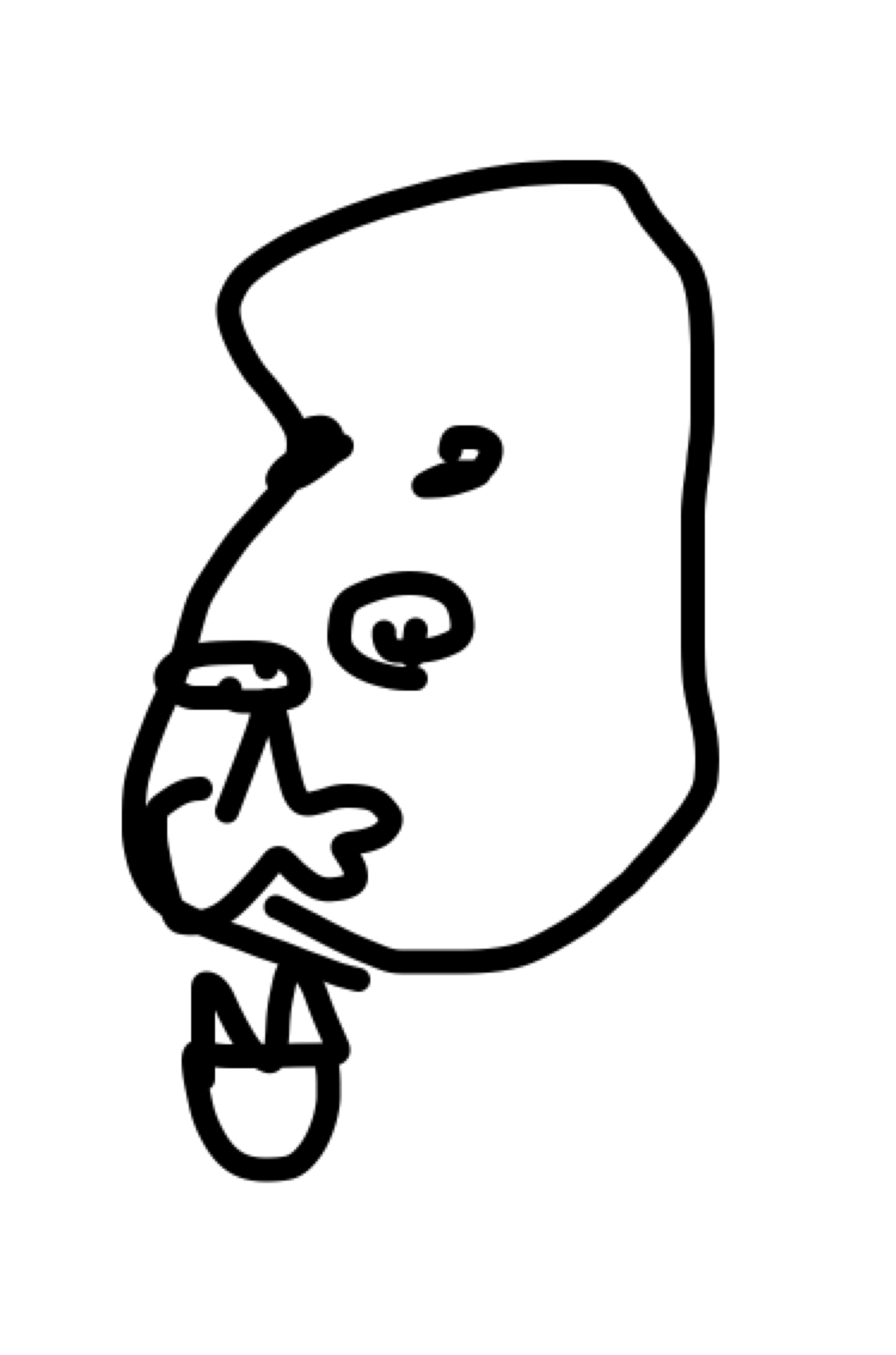 目を瞑って絵を描こう