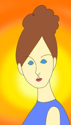 女の子の絵を描くトピ３