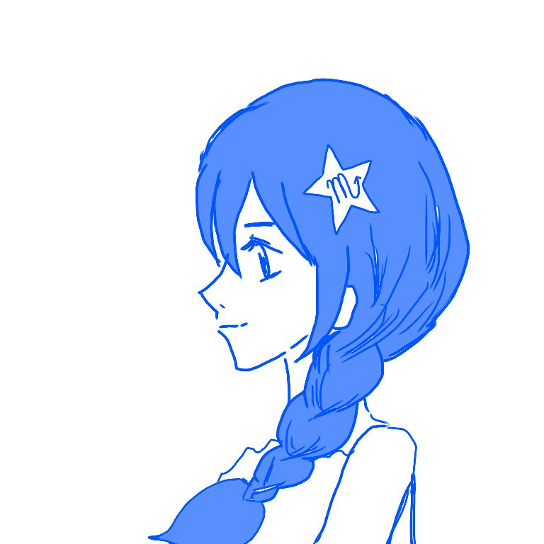 女の子の絵を描くトピ３