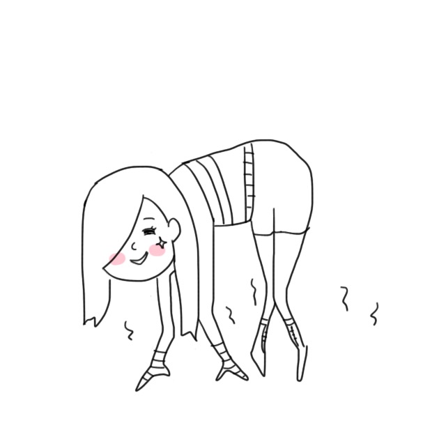女の子の絵を描くトピ３