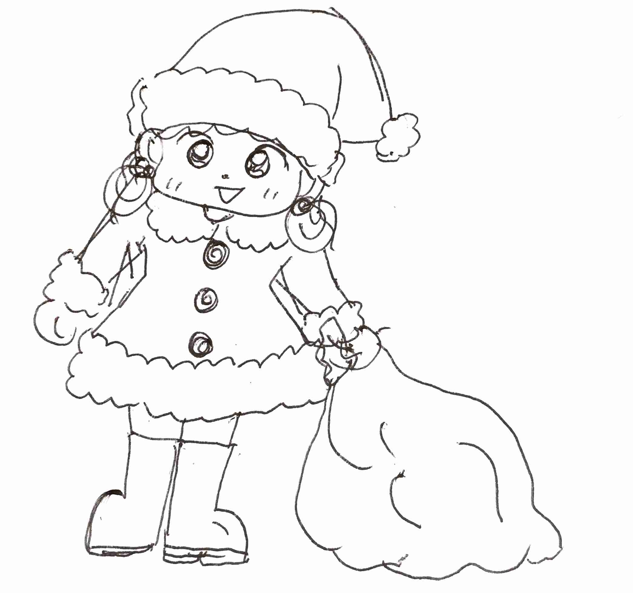 女の子の絵を描くトピ3